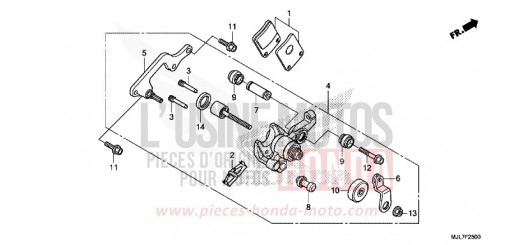 MACHOIRE DE FREIN DE PARKING NC750DE de 2014